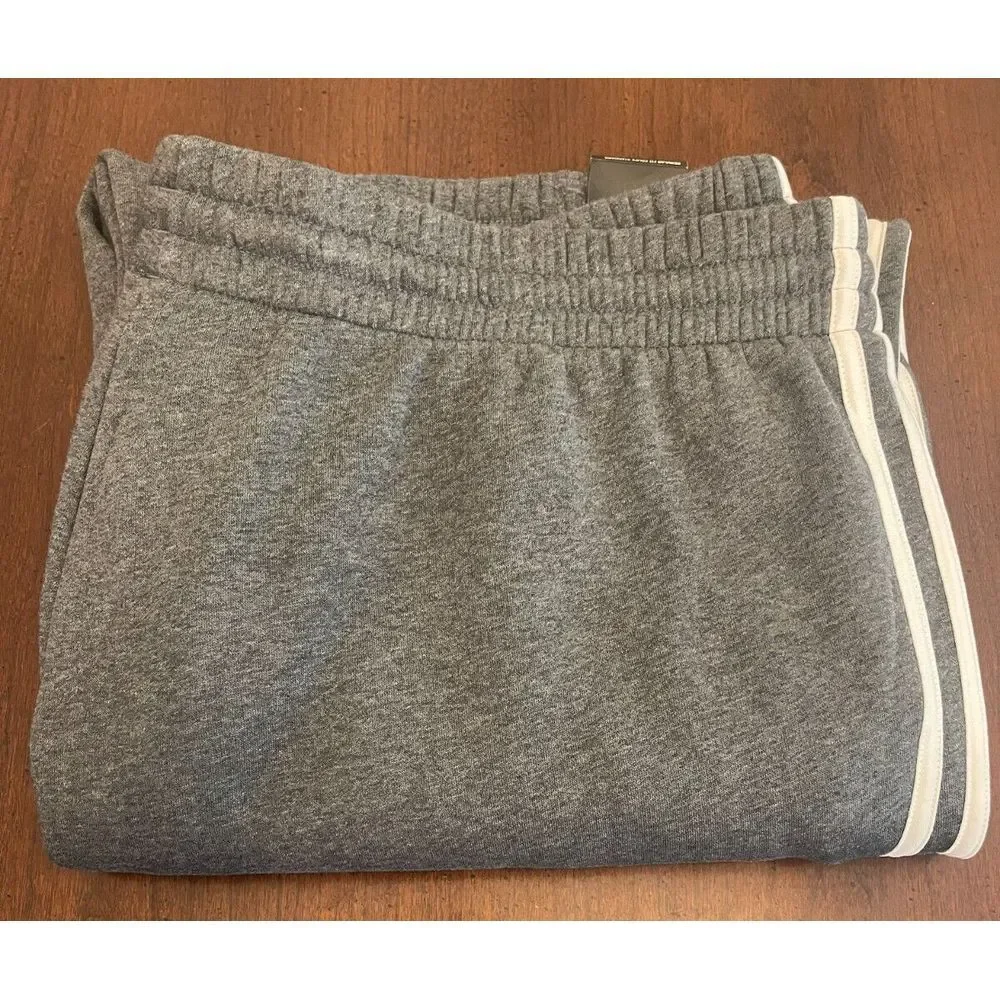 NWT Adidas Men's M 3S FL O PT Multi Sport Dark Gray‎ Size 3XLT Cotton Blend